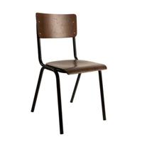 Dutchbone Set van 4 eetkamerstoelen Scuola