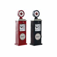 Tafelklok DKD Home Decor Kristal Ijzer Benzine (2 pcs) (12 x 8 x 35 cm)
