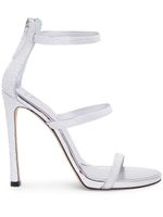 Giuseppe Zanotti sandales pailletées Harmony à bride - Argent - thumbnail