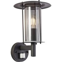 Brilliant Detroit 96463/76 Buitenlamp met bewegingsmelder (wand) E27 20 W Zwart (mat)
