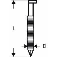 Bosch Accessories 2608200023 Stripnagels SN34DK Afmeting, lengte 90 mm 2500 stuk(s) - thumbnail