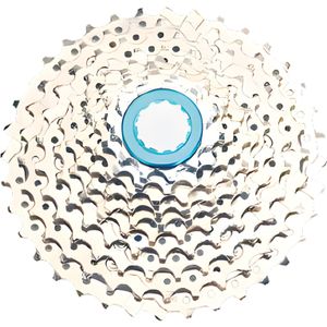 Tecora E cassette 9 speed 11-25t zilver in doosje