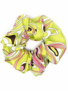 PUCCI Scrunchie met print - Groen