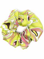 PUCCI Scrunchie met print - Groen - thumbnail