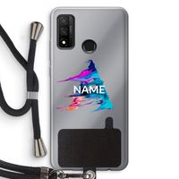 Abstract Spectrum: Huawei P Smart (2020) Transparant Hoesje met koord