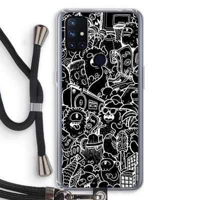 Vexx Black City : OnePlus Nord N10 5G Transparant Hoesje met koord
