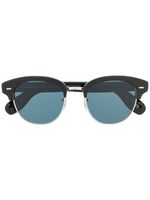 Oliver Peoples lunettes de soleil teintées à monture carrée - Noir