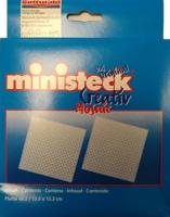 Ministeck - grondplaat 13,3 x 13,3 cm - 32x32 gaatjes - 4 stuks