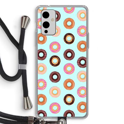 Donuts: OnePlus 9 Transparant Hoesje met koord