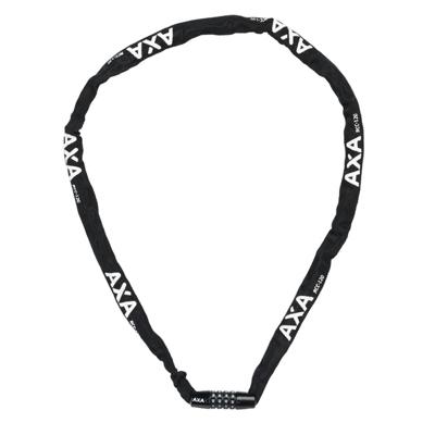 Kettingslot Axa Rigid RCC code 120/3,5 met polyester hoes - zwart