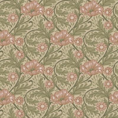 Dutch Wallcoverings Angas - Esther Apricot - Abrikoos