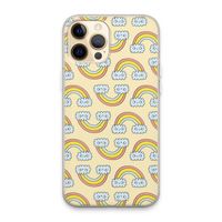 Regenboog: iPhone 13 Pro Max Transparant Hoesje