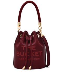 Marc Jacobs sac The Bucket en cuir - Rouge