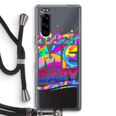 Touch Me: Sony Xperia 5 Transparant Hoesje met koord