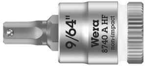 Wera 8740 A 05003384001 Inbus Dopsleutelinzetstuk 9/64 1/4 (6.3 mm)