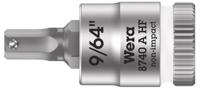 Wera 8740 A HF Binnenzeskant Zyklop Bitdop met 1/4"-aandrijving met vasthoudfunctie, 9/64" - 1 stuk(s) - 05003384001 - thumbnail