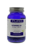 Puro Vitamine D3 25mcg 300Capsules