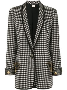 Versace Pre-Owned blazer à détails d'ornements - Noir