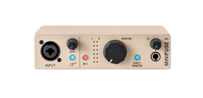 Arturia MiniFuse 1 Champagne