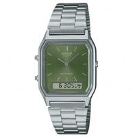 Horloge Uniseks Casio EDGY COLLECTION SUNRAY DIAL - GREEN MOSS Groen Zilverkleurig