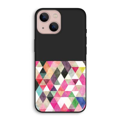 Gekleurde driehoekjes: iPhone 13 Biologisch afbreekbaar hoesje