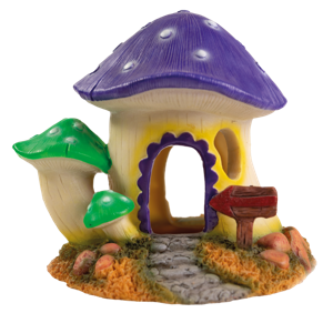 Superfish Mushroom House M - Sfeervolle Vijverdecoratie & Vis Schuilplaats