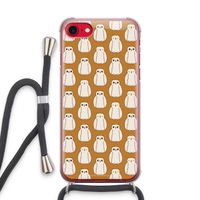 Uilen: iPhone SE 2020 Transparant Hoesje met koord