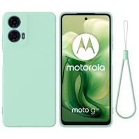 Motorola Moto G04/G24 Liquid Siliconen Hoesje - Groen