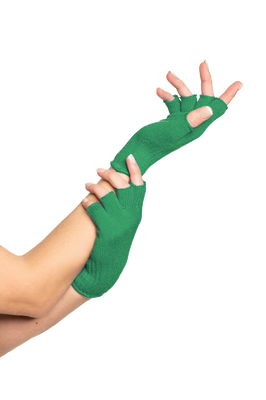 Vingerloze handschoenen groen