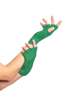 Vingerloze handschoenen groen - thumbnail