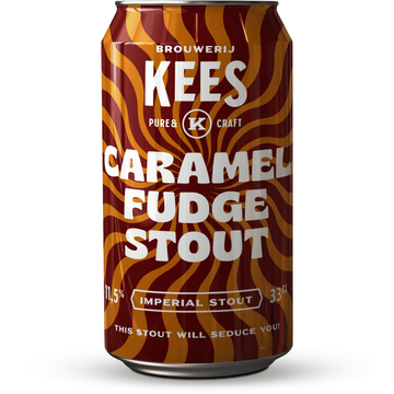 Brouwerij Kees Caramel Fudge Stout Blik 330ML bij Jumbo