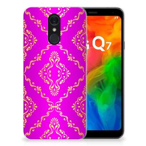 Siliconen Hoesje LG Q7 Barok Roze