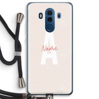 Strawberry Milkshake: Huawei Mate 10 Pro Transparant Hoesje met koord