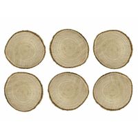 48x stuks Bruiloft houten plaatsnaam kaartjes