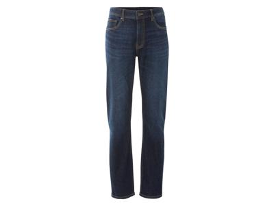 LIVERGY Heren jeans - slim fit (56 (40/32), Donkerblauw)