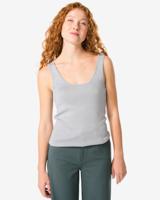 HEMA Dames Tanktop Railey Zilver (zilver)