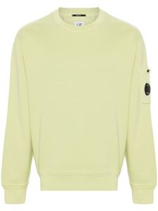 C.P. Company sweat en coton à détail Lens - Vert