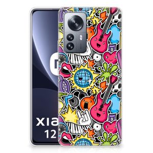 Xiaomi 12 Pro Silicone Back Cover Punk Rock