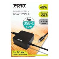 PORT Connect-voeding voor pc, Mac, tablet en smartphone, USB-C-type, 45W