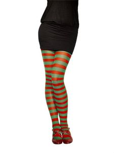 Panty rood/groen