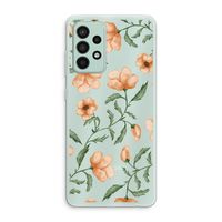 Peachy flowers: Samsung Galaxy A52s 5G Transparant Hoesje