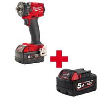 Milwaukee M18 FUEL™ FIW2F12-502X Compacte Accu Slagmoersleutel 1/2" 339Nm 18V 5.0Ah in HD-Box - 4933478444"