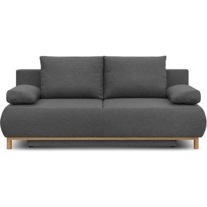 Mika omkeerbare bank - 3 zitplaatsen - grijs - opbergruimte - 192 x 84 x 93 cm