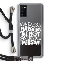 The prettiest: Samsung Galaxy A41 Transparant Hoesje met koord