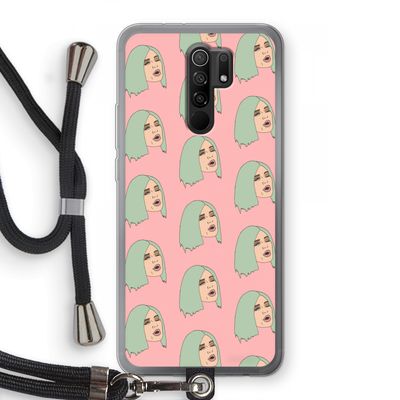 King Kylie: Xiaomi Redmi 9 Transparant Hoesje met koord