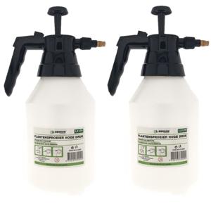 Benson Plantensproeier - Set van 2x stuks - 1,5 liter - drukspuit - kunststof