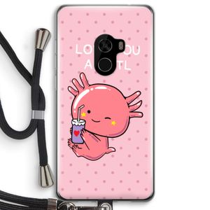 Love You A Lotl: Xiaomi Mi Mix 2 Transparant Hoesje met koord