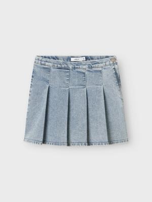 Name it zomer rok meisjes - licht blauw denim - Nkfdebi