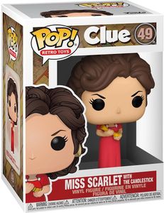 Clue Funko Pop Vinyl: Miss Scarlet with the Candlestick