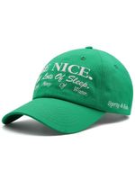 Sporty & Rich casquette à broderies Be Nice - Vert